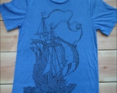 Clipper Ship Mens Tri-Blend tshirt
