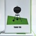 Letterpress BBQ Grill Thank You Cards