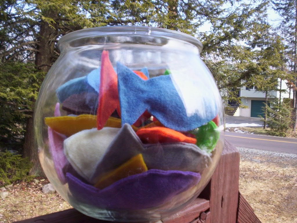 Felt Fish Cat Toy