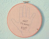 LOST inspired Not Penny's Boat embroidery wall hoop