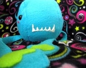 Scully Tentacled Plush Monster Cute and Blue