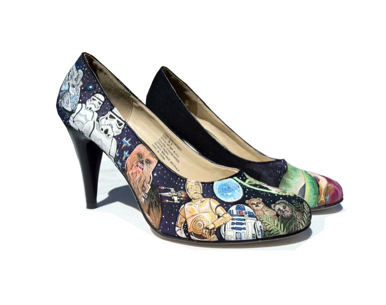 hand-painted Star Wars Heels