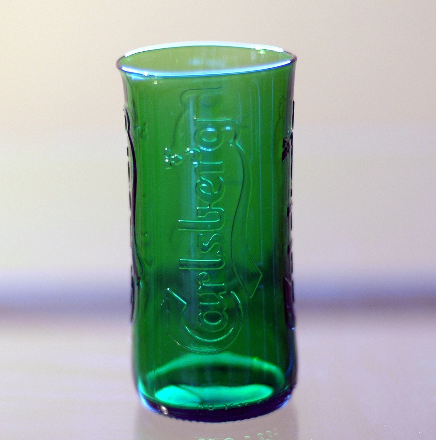 YAVA Glass - Upcycled Carlsberg Beer Bottle Glass