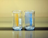 YAVA Glass - Upcycled Dry Soda Bottle Glasses (Kumquat and Juniper Berry)