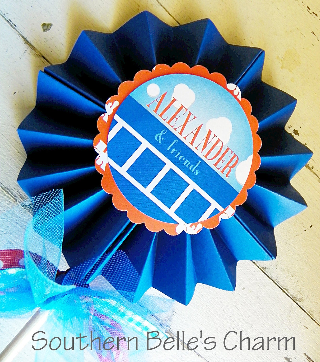 Train Name Banner...Set of 1 Name Banner up to 5 Letters