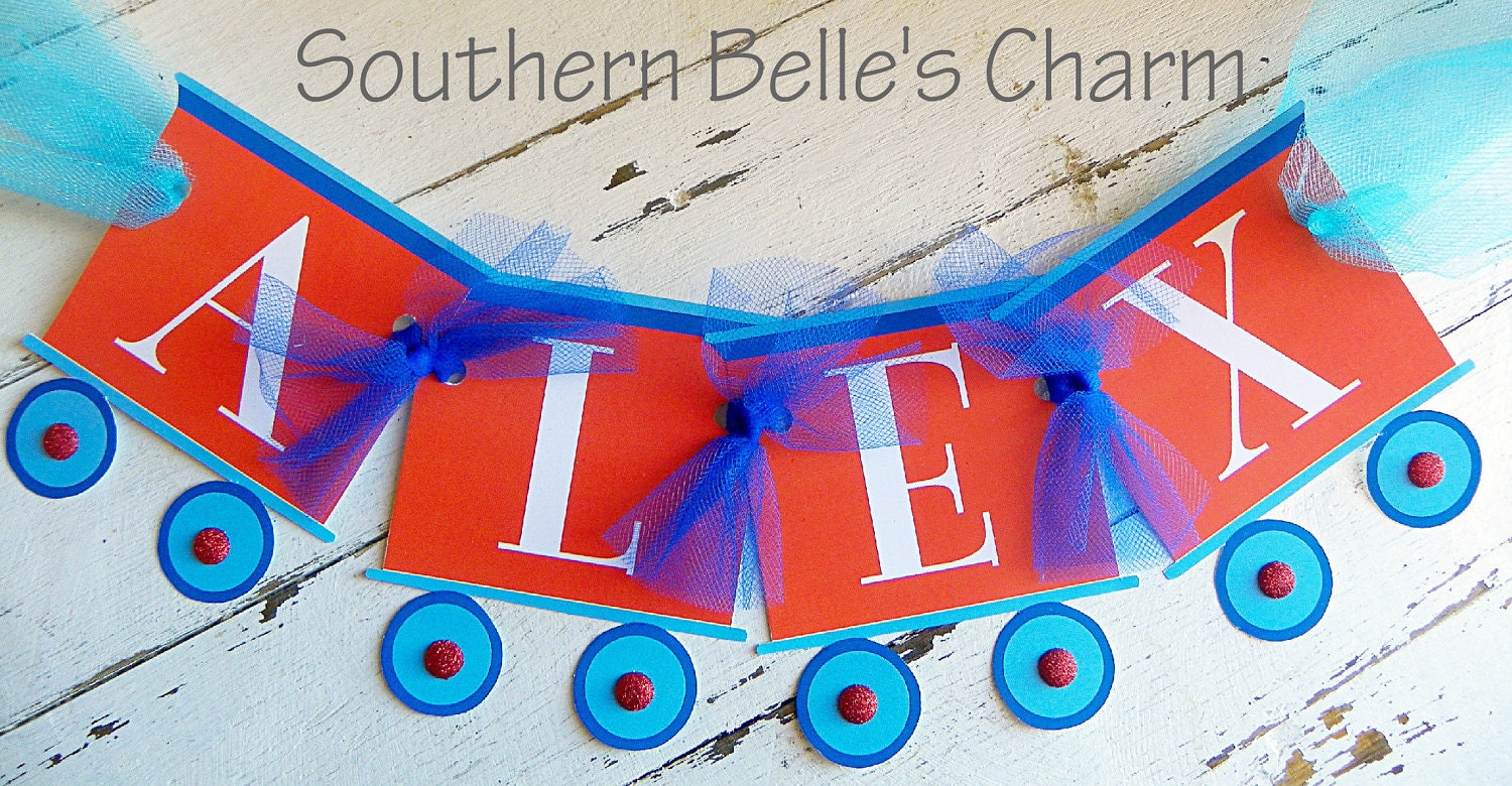Train Door Sign...Set of 1 Personalized Door Sign