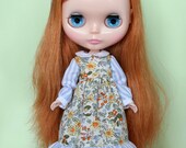 SALE SALE SALE Blythe dress - Summerdress with flowers (no. 625)