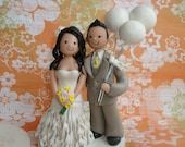 Personalized Bride And Groom Wedding Cake Topper