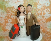 Personalized Bride And Groom Wedding Cake Topper