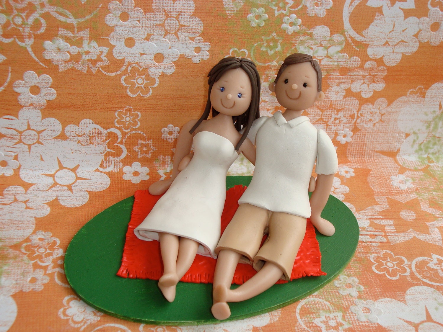 Custom Made Outdoor or Beach Theme Wedding Cake Topper