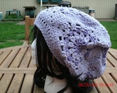 Womens Hat Crochet Hat - Granny Square Hat in lavender - Unisex Hat - Fall, Winter, Spring Accessories