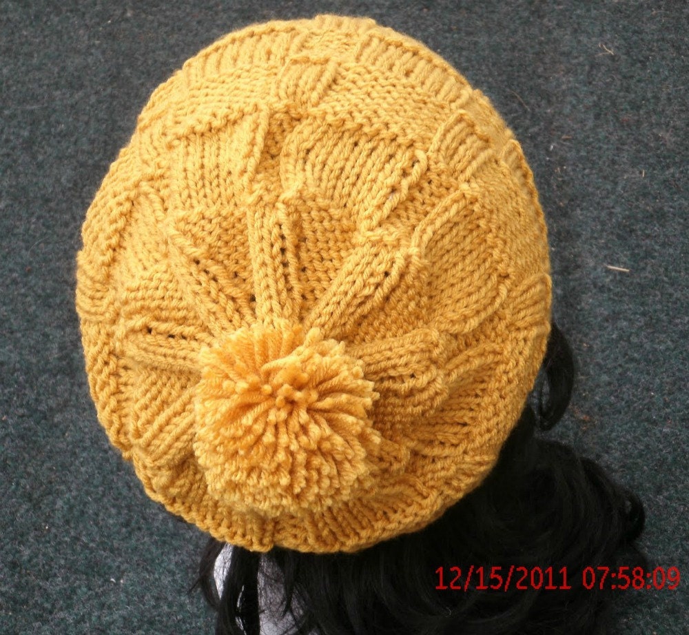 Hand Knit Hat - Cara - Women's Handmade Hat - Fall, Winter Accessories