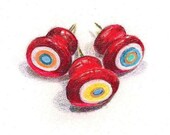 Wooden Pegs Drawing II