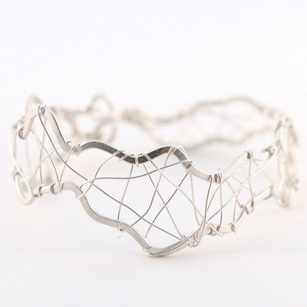 Eco Friendly Silver wire Bracelet