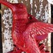 Red Hummingbird Door Knocker