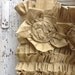 Rustic Chic, Ruffled Bag, Shoulder Bag, Bella Bag in Aged Cotton, Tattered and Raw Edged, Maid of Honor Gift