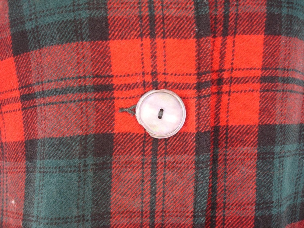 Pendleton Plaid Vintage 1950s Wool Jacket