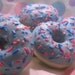 8 Blueberry Cheesecake scented donut tart melts..made with soy wax