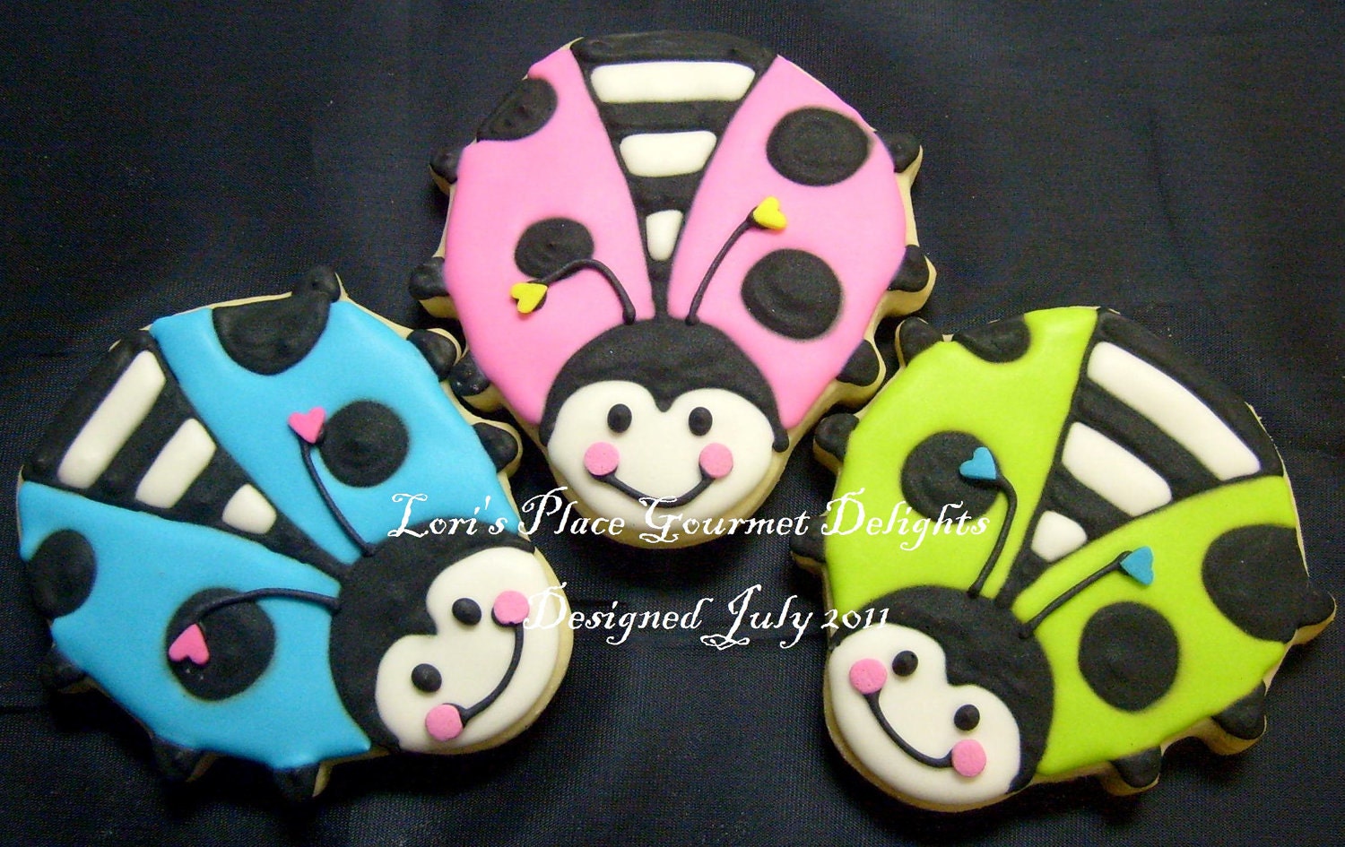 Fancy Free - LADY BUG Cookies - 1 Dozen Il_570xn