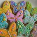 Large Butterfly Decorated Cookie Favors - Butterfly Decorated Cookies - Butterfly Cookies - Cookie Gift - 1 Dozen