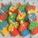 CUPCAKE Decorated Cookie Favors - Cupcake Decorated Cookies - Birthday Decorated Cookies - 1 dozen