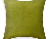Solid Green Pillow Cover - Sour Apple