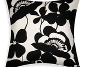 Throw Pillow Cover - Sofia Black and White