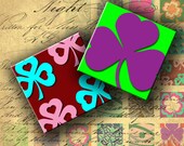 INSTANT DOWNLOAD Digital Collage Sheet St. Patrick's Day 1 inch squares for your Artwork - DigitalPerfection digital collage sheet 126