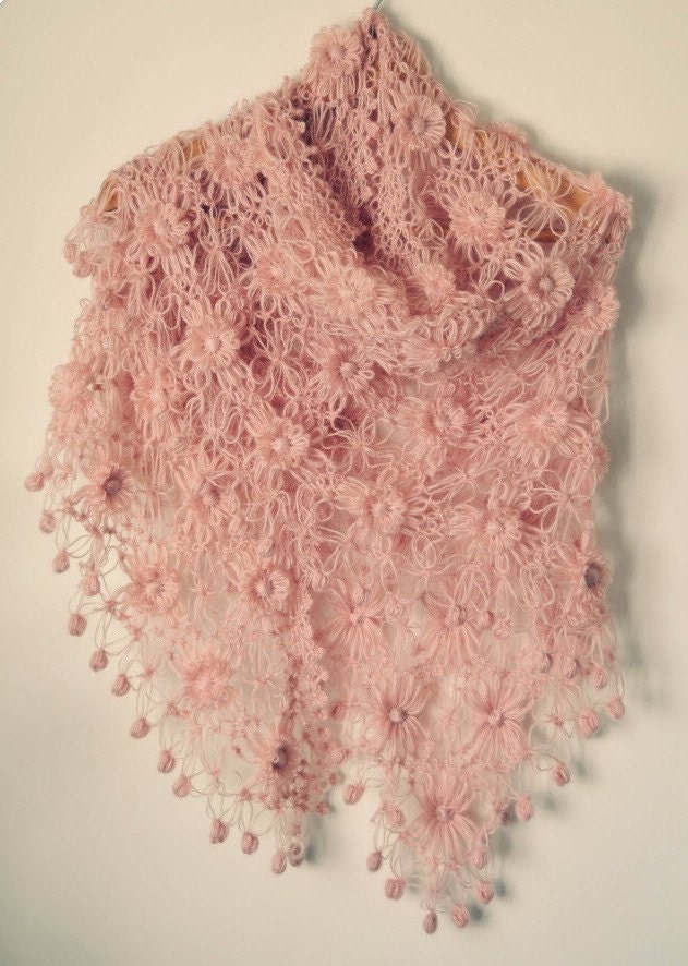 Pale Pink Shawl