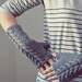 Grey Fingerless Gloves