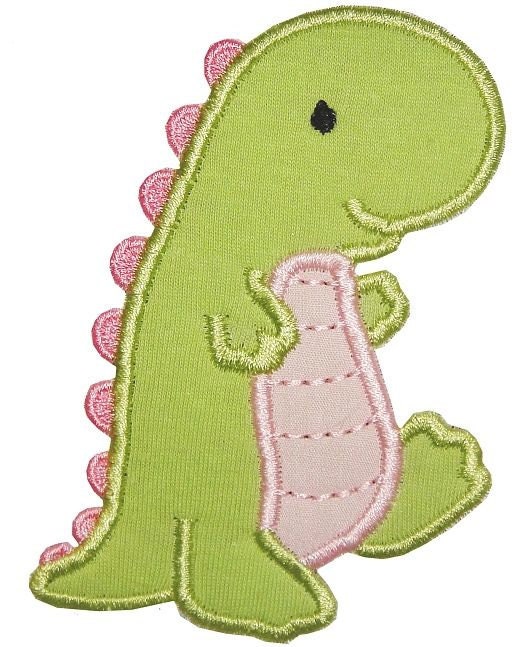 Dinosaur  (Applique)  embroidered patch , sew or iron on your choice