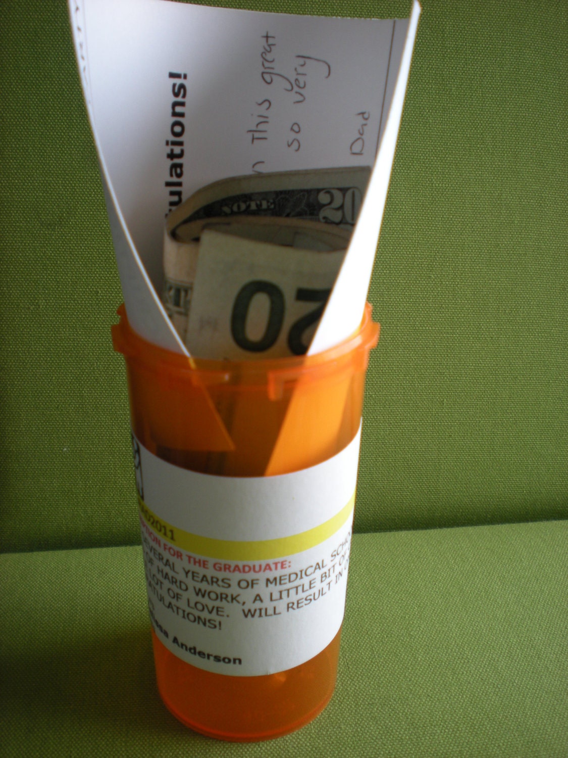 Prescription For the Graduate, Congratulations Card