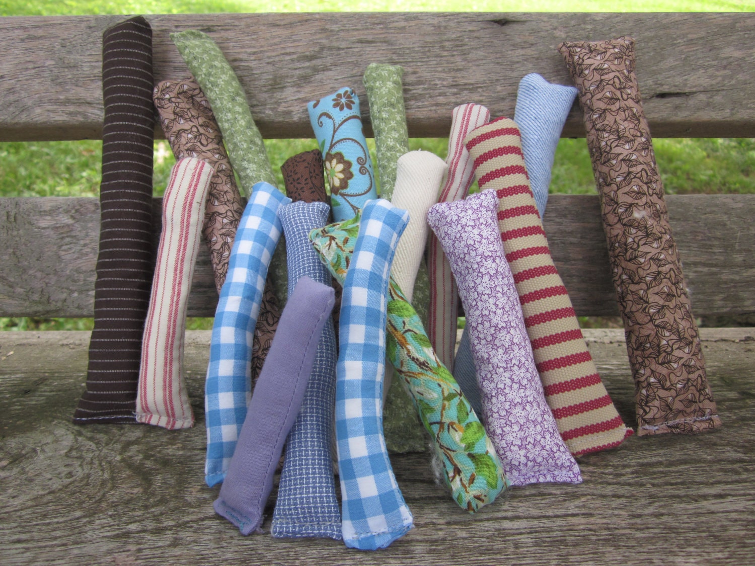 Simple Cotton Baby Rattle filled with Organic Bamboo Fibers & Bell