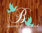 2 Doves Personalized Monogram Decal Il_170x135