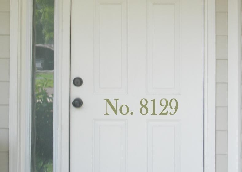 Custom  Home Address Numbers  - perfect for your front door