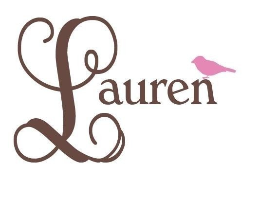 Personalized Large First Letter Name Decal - with Bird - Vinyl Wall Decal Il_570xn