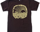 Men's Zen Threads BEACH t shirt american apparel S M L X L (16 Colors Available)