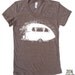 Women's VINTAGE CAMPER  t shirt american apparelS M L XL (16 Colors Available)