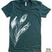 Womens Peacock FEATHERS T Shirt american apparel S M L XL (17 Color Options)