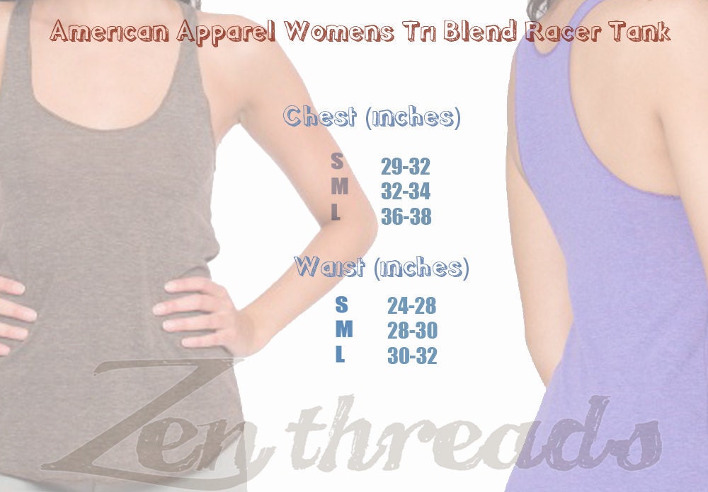 Womens California BEAR american apparel Tri-Blend Racerback Tank Top S M L (9 Color Options)