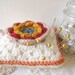 SALE - Lottie - a tiny wee granny cushion...