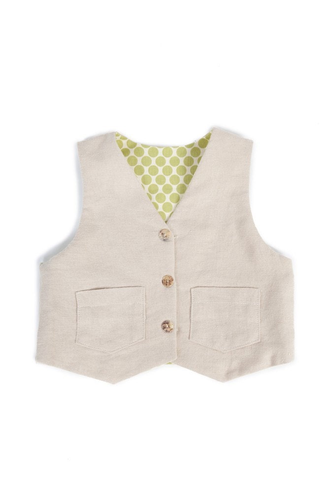 PDF Sewing Pattern for Little Lads' Reversible Vest, Waistcoat, Make and Sell, DIY. Sewing Patterns by Angel Lea Designs, Instant Download