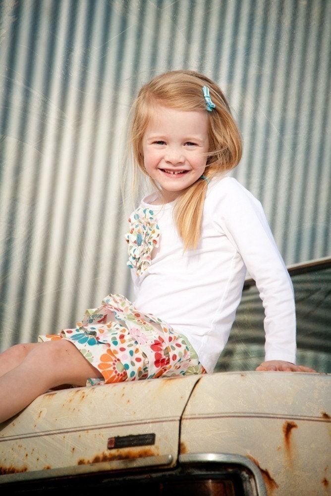 Ruffle Skirt Pattern. PDF Sewing Pattern and Tutorial for Lexi Ruffle Skirt, Make and Sell, DIY, Sewing Patterns by Angel Lea Designs
