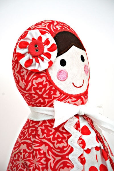 Babushka Doll Pattern. PDF Sewing Pattern. Home Decor, Doorstop, Book Ends, How to Make Russian Matryoshka Dolls. DIY by Angel Lea Designs