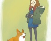 Custom Cartoon Portrait Illustration