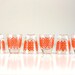 Vintage Geometric Shot Glasses from France