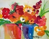 Container Garden Watercolor Print