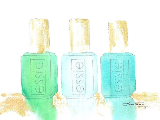 Essie Nail Polish Print