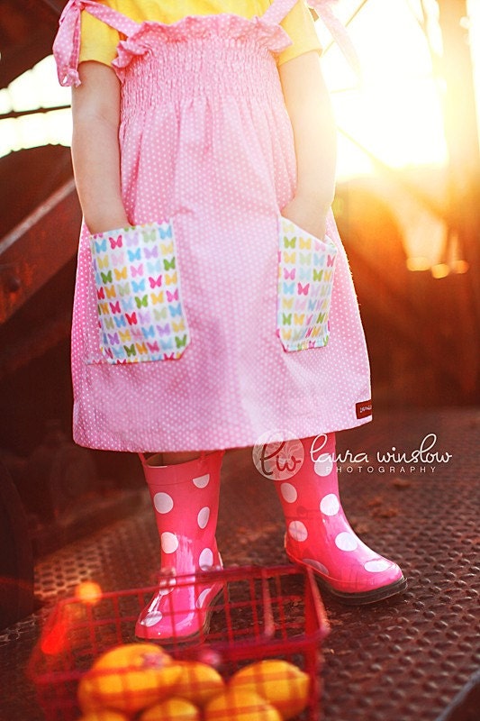 DRESS of the month club.... eco-friendly design...sustainable fashion...handmade childrens clothing by laken and lila