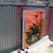 a gypsy fortune told at sundown.  Original mixed media art by Roz Inga....